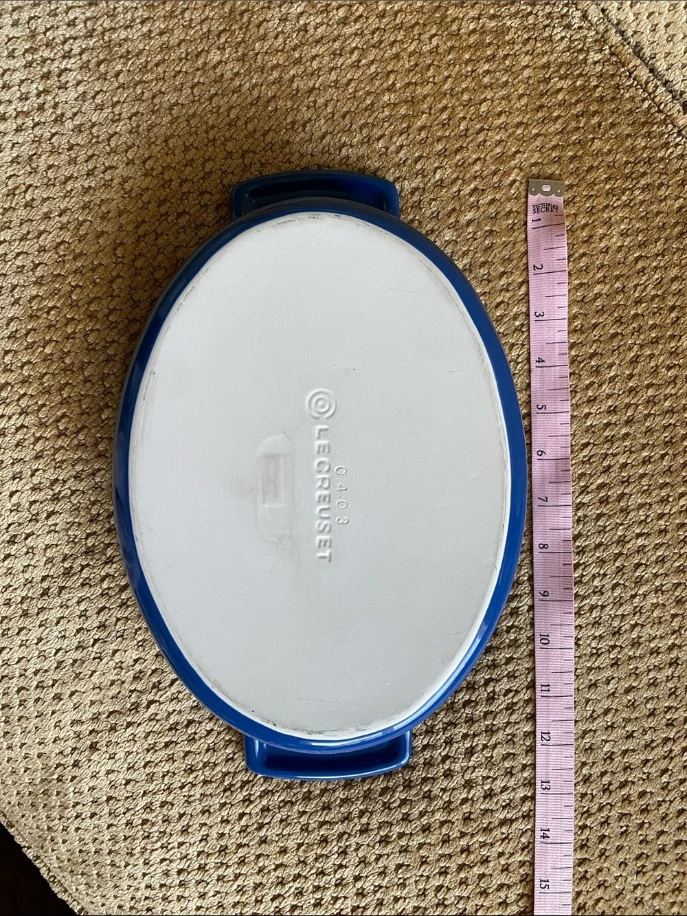 ☀️ Le Creuset Blue Ceramic Oval Baking Dish